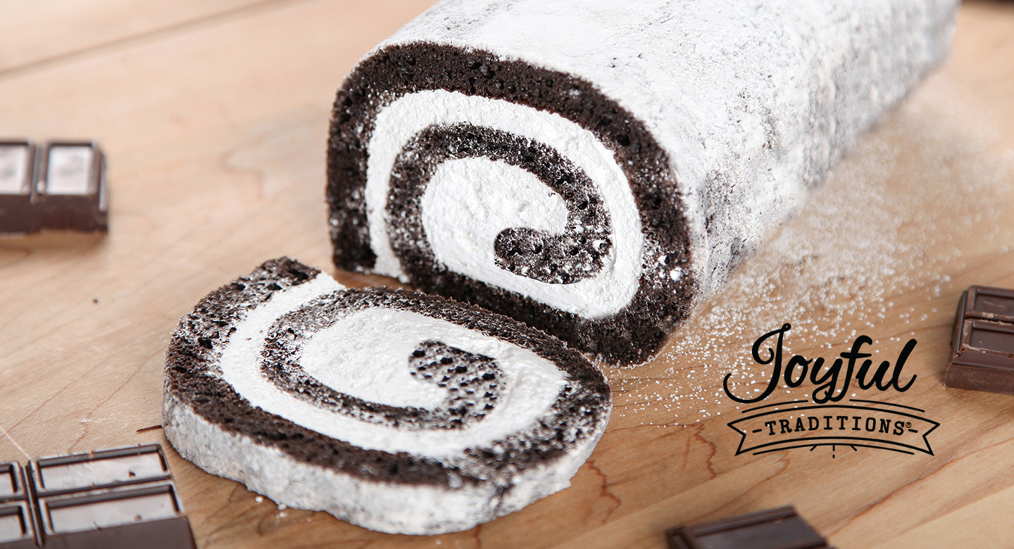 Chocolate Creme Cake Roll